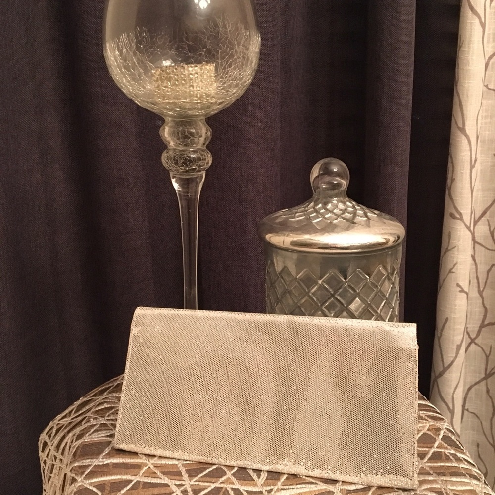 Victoria’s Secret Silver Envelope Evening Bag